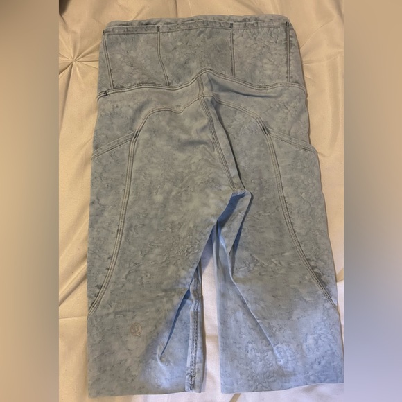 Lululemon Fast and Free HR Shorts light blue 10” Size 0 - Picture 2 of 5